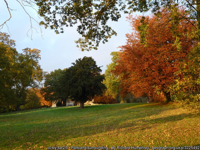  Parkland surrounding Ingoldisthorpe Hall, Norfolk by Richard Humphrey