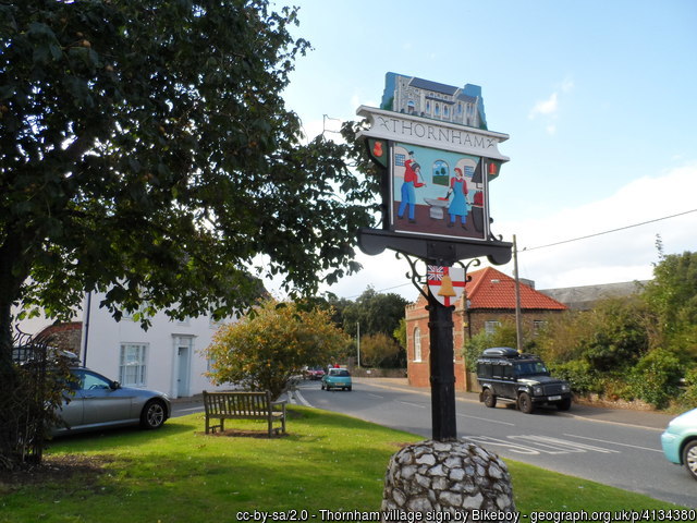 Thornham Village Sign by Bikeboy