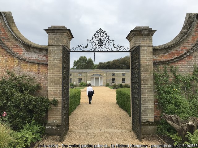 Holkham Hall Walled Garden Entrance by Richard Humphrey