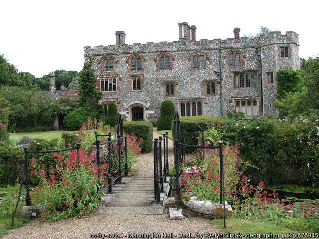 Mannington Hall West Elevation by Evelyn Simak